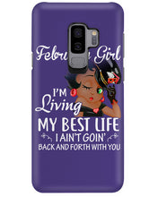 Load image into Gallery viewer, Betty Boop February Girl Living My Best Life Birthday Meaningful Gift Phone case