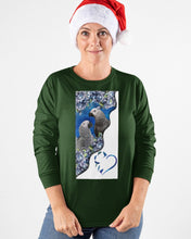 Load image into Gallery viewer, Magical Gray Couple African Parrot Gift For Bird Lovers Unisex Long Sleeve