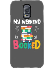 Load image into Gallery viewer, Vintage Funny My Weekend Booked Gift For Book Lovers Phone case