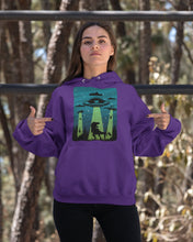 Load image into Gallery viewer, UFA Dinosaur T Rex Sky Full Of Stars Hoodie