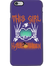 Load image into Gallery viewer, This Girl Loves Halloween Gift For Girls Phone case