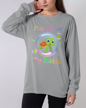 Load image into Gallery viewer, Vintage Funny Stay Out Of My Bubble Gift For Turtle Lovers Unisex Long Sleeve