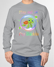 Load image into Gallery viewer, Vintage Funny Stay Out Of My Bubble Gift For Turtle Lovers Unisex Long Sleeve