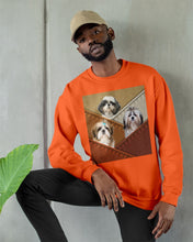 Load image into Gallery viewer, Three Cute Shih Tzu In Bag Gift For Dog Lovers Sweatshirt