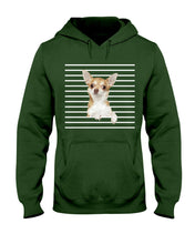 Load image into Gallery viewer, ln Chihuahua Horizontal Stripes Gift For Dog Lovers Hoodie