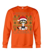 Load image into Gallery viewer, Merry Catmas Cute Funny Gifts Sweatshirt