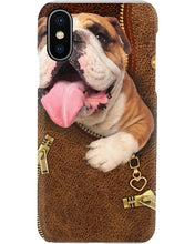 Load image into Gallery viewer, Bulldog In Cool Tote Bag Gift For Dog Lovers Phone case