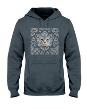 Load image into Gallery viewer, Vintage Cat's Face Unique Custom Design For Cat Lovers Hoodie
