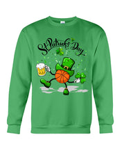 Load image into Gallery viewer, Basketball Saint Patrick's Day Gift For Basketball Lovers Sweatshirt