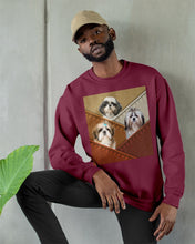Load image into Gallery viewer, Three Cute Shih Tzu In Bag Gift For Dog Lovers Sweatshirt