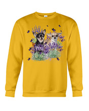 Load image into Gallery viewer, Lovely Phone Case With Lavender Flowers Gift For Chihuahua Lovers Sweatshirt