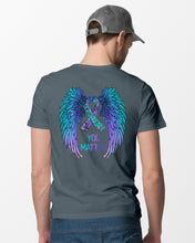 Load image into Gallery viewer, You Matter Ribbon Awareness With Angel Wings Guys Tee