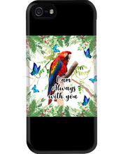 Load image into Gallery viewer, Scarlet Macaw With Butterflies I Am Always With You Gift For Lover Phone case