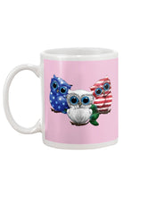 Load image into Gallery viewer, Lovely Phone Case Three Owl With US Flag Gift For Owl Lovers Mug