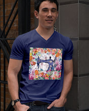 Load image into Gallery viewer, Embroidery Machine Flower Special Custom Design For Girls Guys V-Neck