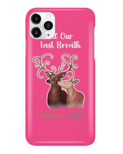 Load image into Gallery viewer, Custom Name Deers Gift For Boyfriend Till Our Last Breath Phone case