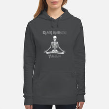 Load image into Gallery viewer, Yoga Iron Skeleton Dark Blue Background Gift For Men Hoodie