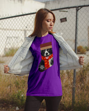 Load image into Gallery viewer, Santa Border Collie In Stock Gift For Dog Lovers Guys Tee