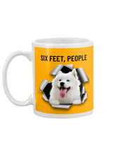 Load image into Gallery viewer, Six Feet People Alaska Husky Unique Custom Design For Dog Lovers Mug