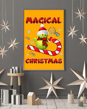Load image into Gallery viewer, Tennis Players Magical Christmas Snowman Gift For Women Vertical Poster