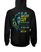 Load image into Gallery viewer, As An August I Am The Kind Of Man Lion Birthday Gift Hoodie