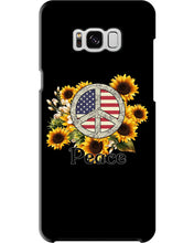 Load image into Gallery viewer, Peace Sign Sunflower Birthday Gift For Girls Phone case