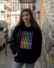 Load image into Gallery viewer, Seven Flute Rainbow Design Gift For Flute Lovers Hoodie