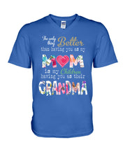 Load image into Gallery viewer, The Only Thing Better Than Having You As Mom Special Custom Design Guys V-Neck