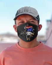 Load image into Gallery viewer, Eagle Giant Scratch USA Flag Gift For Women Cloth Face Mask