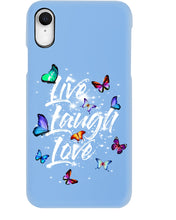Load image into Gallery viewer, Butterfly Live Laugh Love Gift For Lover Phone case