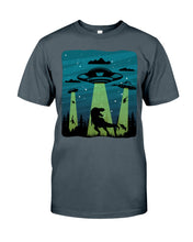 Load image into Gallery viewer, UFA Dinosaur T Rex Sky Full Of Stars Guys Tee