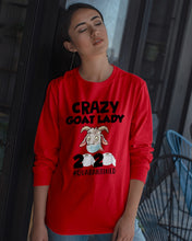 Load image into Gallery viewer, Crazy Goat Lady 2020 Quarantined Gift For Goat Lovers Unisex Long Sleeve