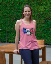 Load image into Gallery viewer, Lovely Phone Case Three Owl With US Flag Gift For Owl Lovers Ladies Flowy Tank