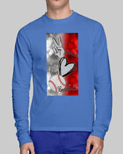 Load image into Gallery viewer, Baseball Peaceful Love Gift For Baseball Lovers Unisex Long Sleeve