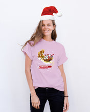 Load image into Gallery viewer, Baseball Xmas Sleigh Loading Gift For Baseball Lovers Guys Tee