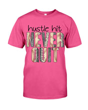 Load image into Gallery viewer, Baseball Hustle Hit Never Quit Gift For Lovers Guys Tee