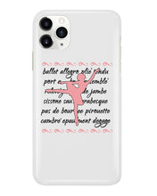 Load image into Gallery viewer, Ballet Words Pink Pattern Gift For Ballet Dancer Phone case