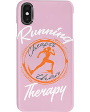 Load image into Gallery viewer, Running Cheaper Than Therapy Gift For Running Lovers Phone case