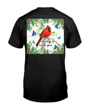 Load image into Gallery viewer, Scarlet Macaw With Butterflies I Am Always With You Gift For Lover Guys Tee