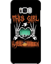 Load image into Gallery viewer, This Girl Loves Halloween Gift For Girls Phone case