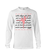 Load image into Gallery viewer, Ballet Words Pink Pattern Gift For Ballet Dancer Unisex Long Sleeve
