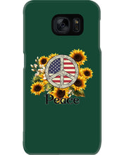 Load image into Gallery viewer, Peace Sign Sunflower Birthday Gift For Girls Phone case