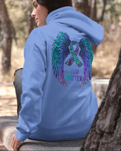 Load image into Gallery viewer, You Matter Ribbon Awareness With Angel Wings Hoodie