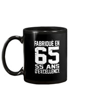 Load image into Gallery viewer, Fabrique En 66 55 Ans D’Excellence Custom Design Gift For Friends Mug