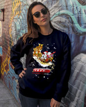 Load image into Gallery viewer, Baseball Xmas Sleigh Loading Gift For Baseball Lovers Sweatshirt