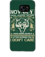 Load image into Gallery viewer, November Guy I Am Not A Hero Not A Legend I Have Anger Issues Birthday Gift Phone case