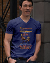 Load image into Gallery viewer, Daddysaurus Daughtersaurus A Bond That Can't Be Broken Guys V-Neck