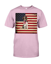 Load image into Gallery viewer, Lovely Phone Case With US Flag Gift For Spaniel Lovers Guys Tee