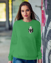 Load image into Gallery viewer, Cat In Your Front Pocket Great Gift For Cat Lovers Sweatshirt