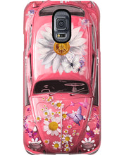 Load image into Gallery viewer, Pink Phone Case With Flowers And Butterfly Gift For Pink Lovers Phone case
